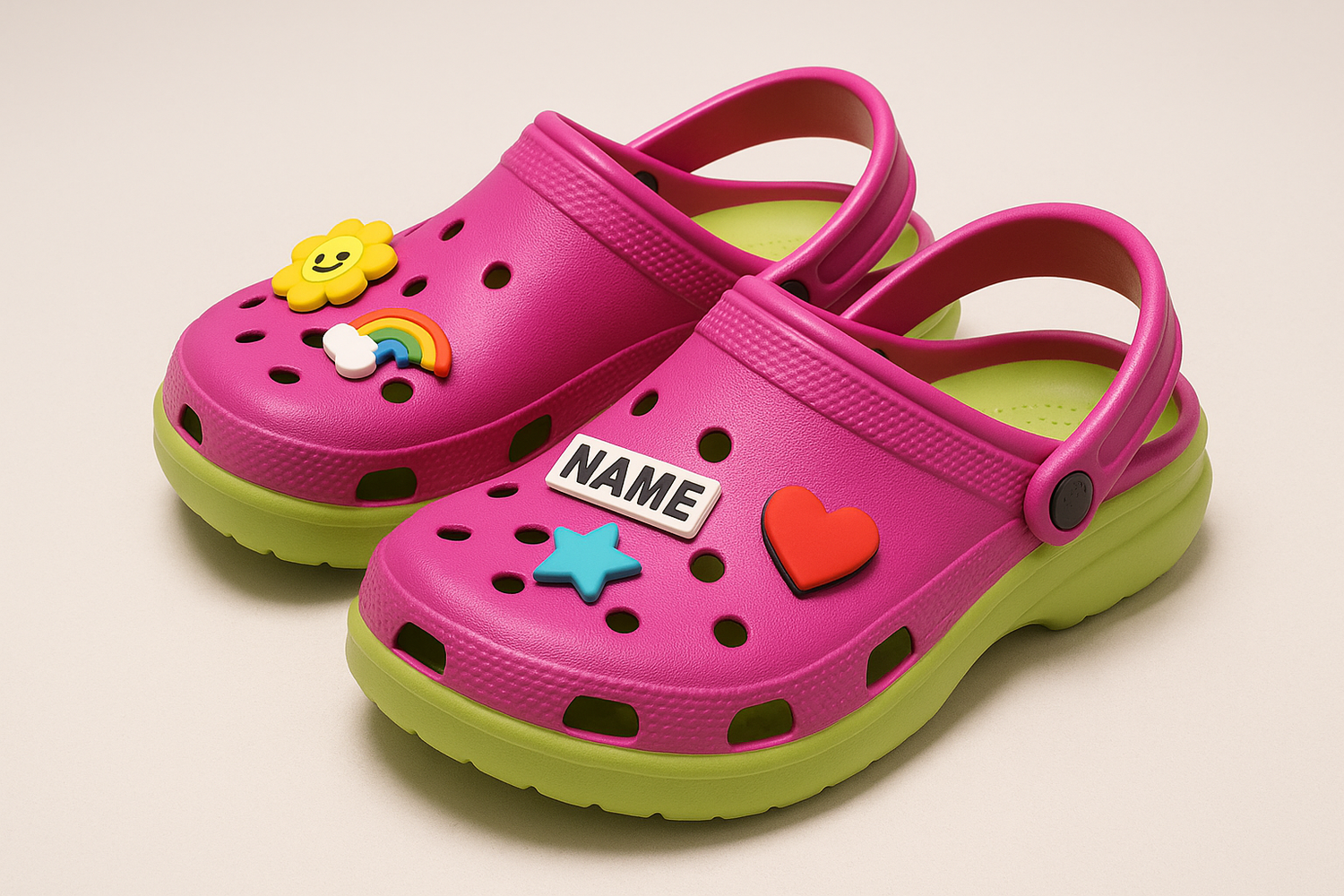 Custom Croc-Style Slippers